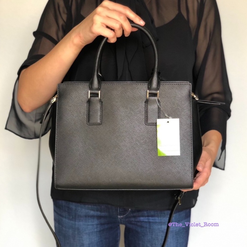 ▪️KATE SPADE▪️Medium Black Cameron Satchel - Picture 4 of 8